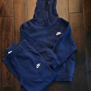 Nike Blue Hoodie and Sweatpants Set
